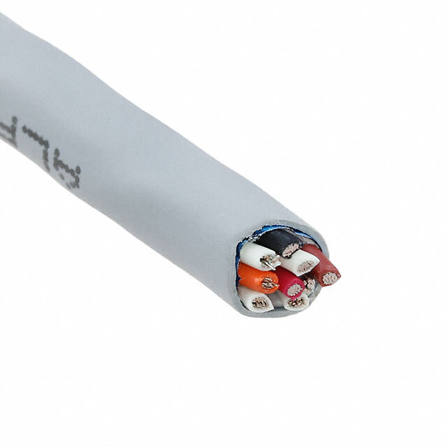 MULTI-PAIR 8CON 24AWG SLATE 500'