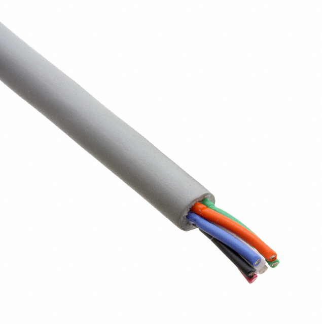 CABLE 6COND 24AWG SLATE 1000'