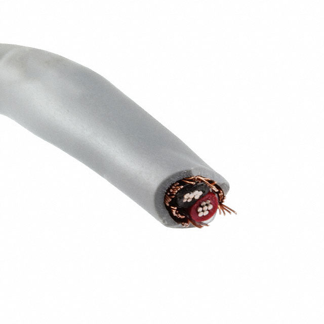CABLE 2CON 22AWG SLATE SHLD 100'