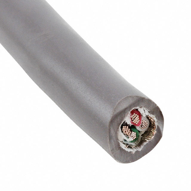CABLE 4CON 18AWG SLATE SHLD 100'