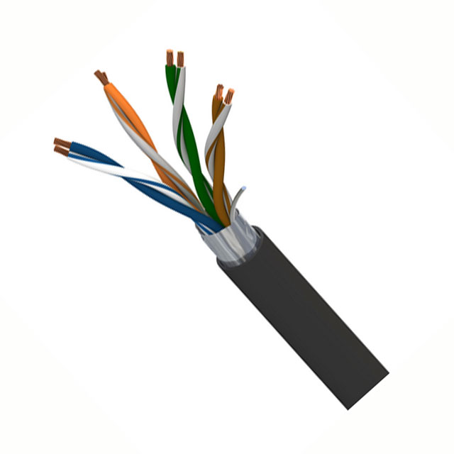 CABLE CAT5E 8CON 22AWG BLACK