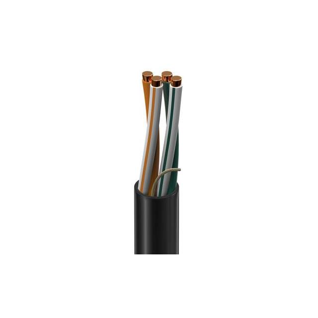 CABLE CAT5E 4CON 24AWG BLK