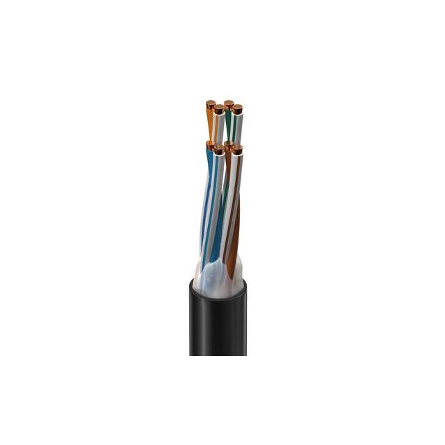 CABLE CAT5E 8CON 24AWG BLK