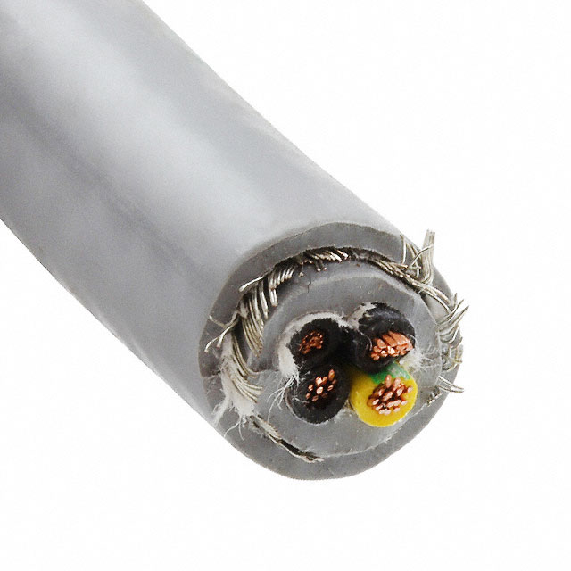 CABLE 4CON 10AWG SLATE SHLD 100'