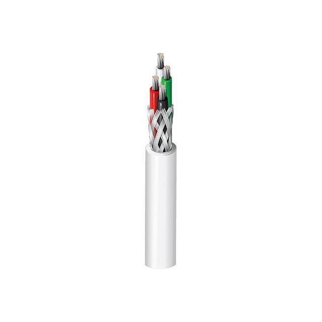CABLE 3COND 26AWG WHT SHLD