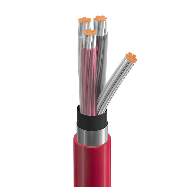 CABLE 3COND 22AWG RED SHLD