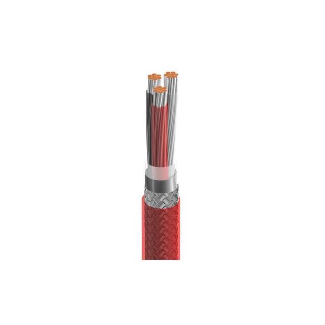 CABLE 3COND 22AWG RED SHLD