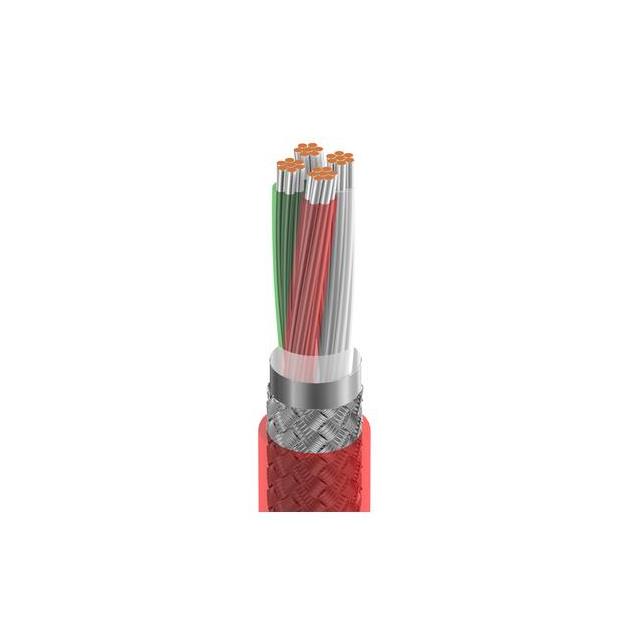CABLE 4COND 20AWG RED SHLD