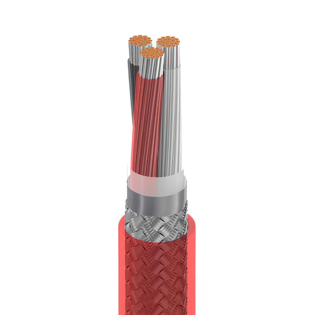 CABLE 3COND 16AWG RED SHLD