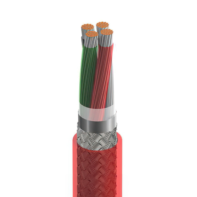 CABLE 4COND 16AWG RED SHLD