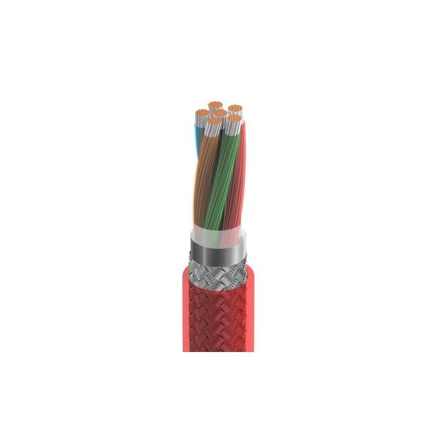 CABLE 6COND 16AWG RED SHLD