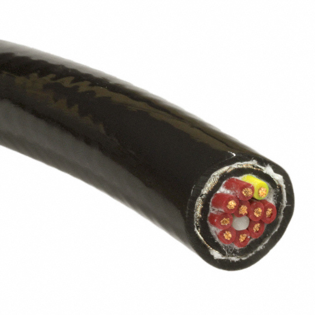 CABLE 10COND 20AWG BLK SHLD 100'