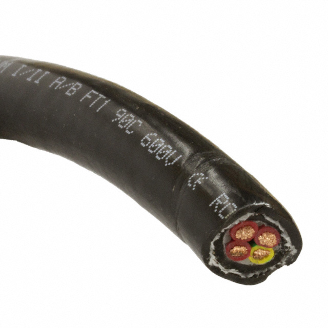 CABLE 4COND 14AWG BLACK SHLD