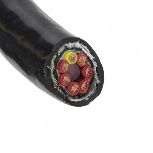 CABLE 7COND 14AWG BLACK SHLD