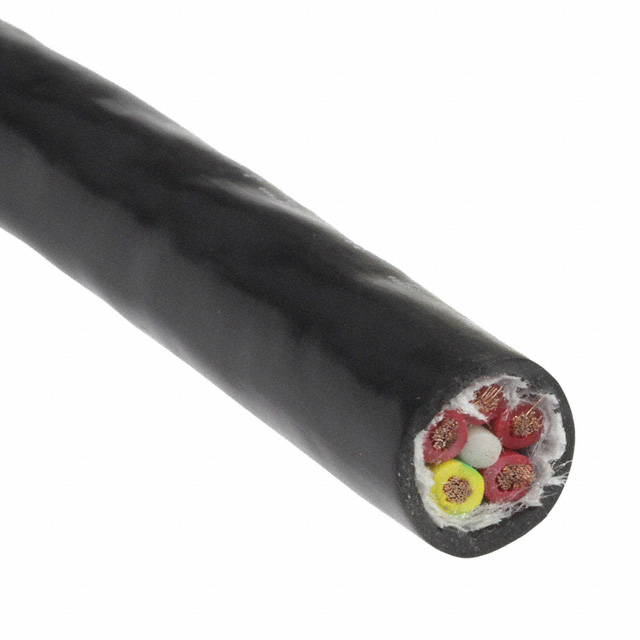 CABLE 5COND 16AWG BLACK 100'