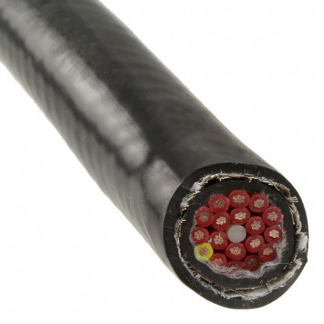 CABLE 18COND 16AWG BLACK SHLD