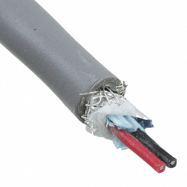 CABLE 2COND 28AWG SLATE SHLD