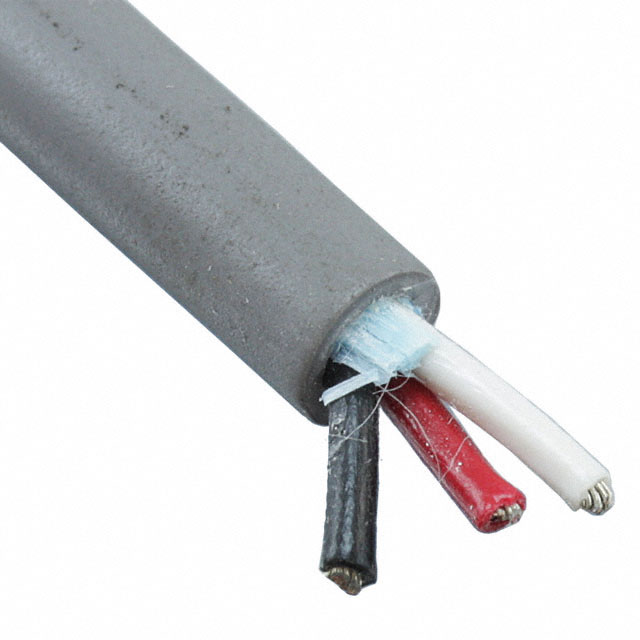 CABLE 3COND 22AWG SLATE