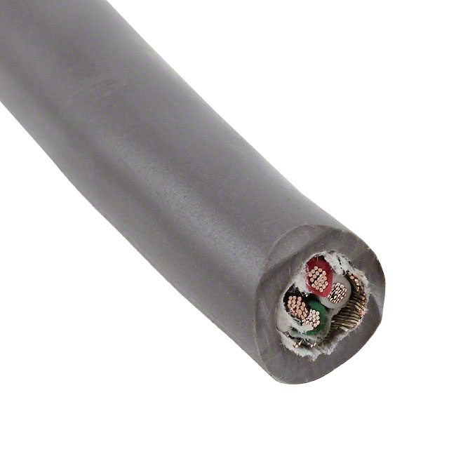 CABLE 4CON 22AWG SLATE SHLD 100'