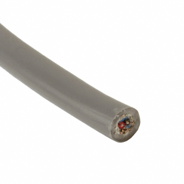 CABLE 2CON 28AWG SLATE SHLD 500'