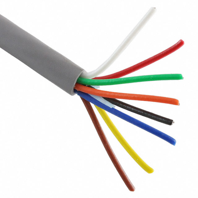 CABLE 8COND 20AWG SLATE 500'