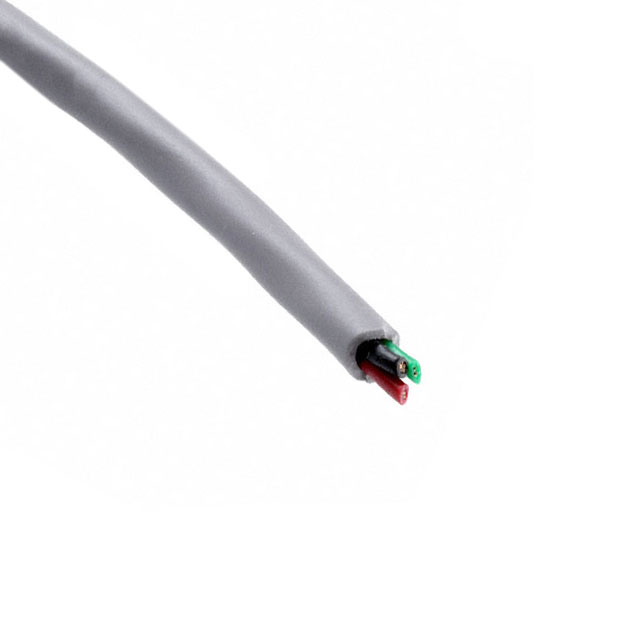 CABLE 3COND 20AWG SLATE 100'