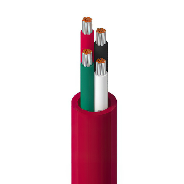 CABLE 4COND 22AWG RED