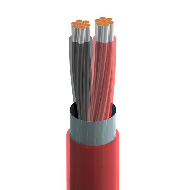 CABLE 2COND 22AWG RED SHLD 1000'