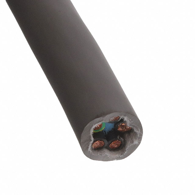CABLE 5COND 10AWG SLATE 100'