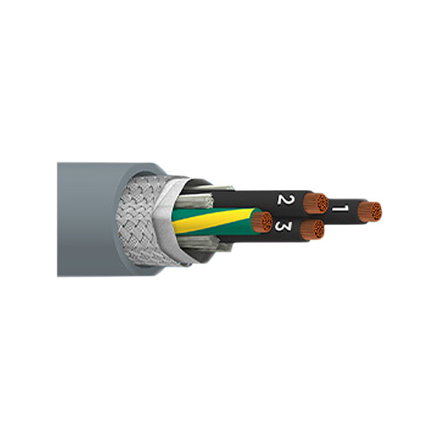 CABLE 4CON 20AWG SLATE SHLD 100'