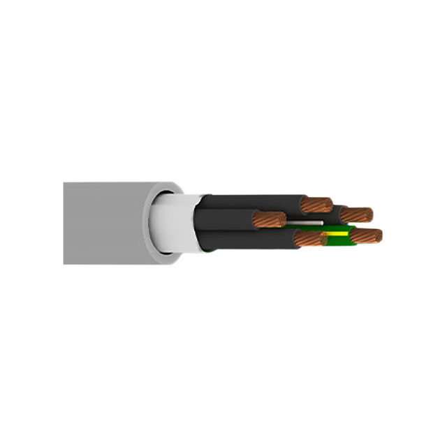 CABLE 5COND 12AWG SLATE FEET