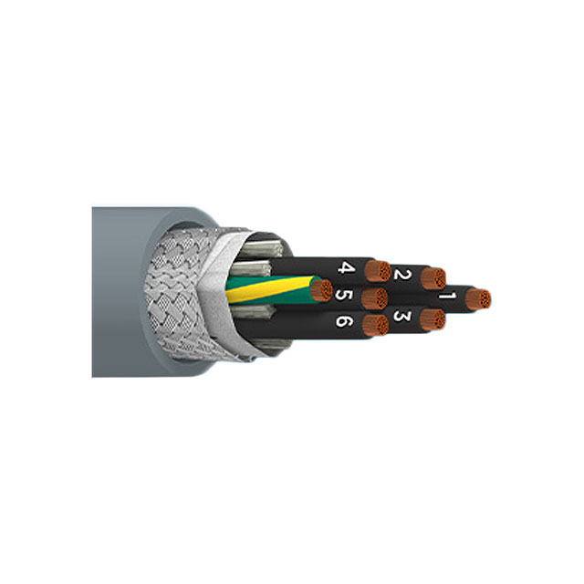 CABLE 7CON 16AWG SLATE SHLD 100'