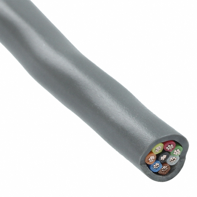 CABLE 8COND 22AWG CHROME 100'