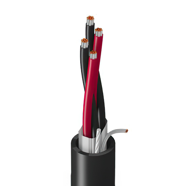 MULTI-PAIR 4COND 22AWG CHROME
