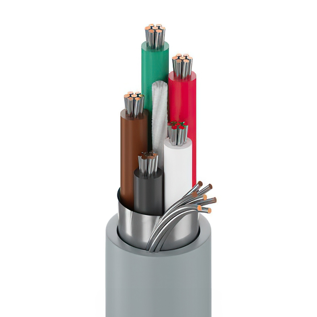 CABLE 5COND 24AWG CHRM SHD