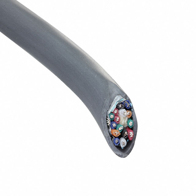 CABLE 15COND 24AWG CHROME SHD