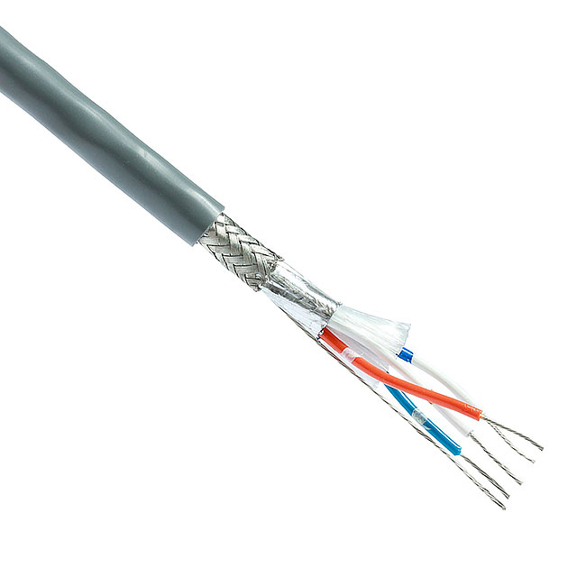 MULTI-PAIR 4CON 24AWG CHROM 100'