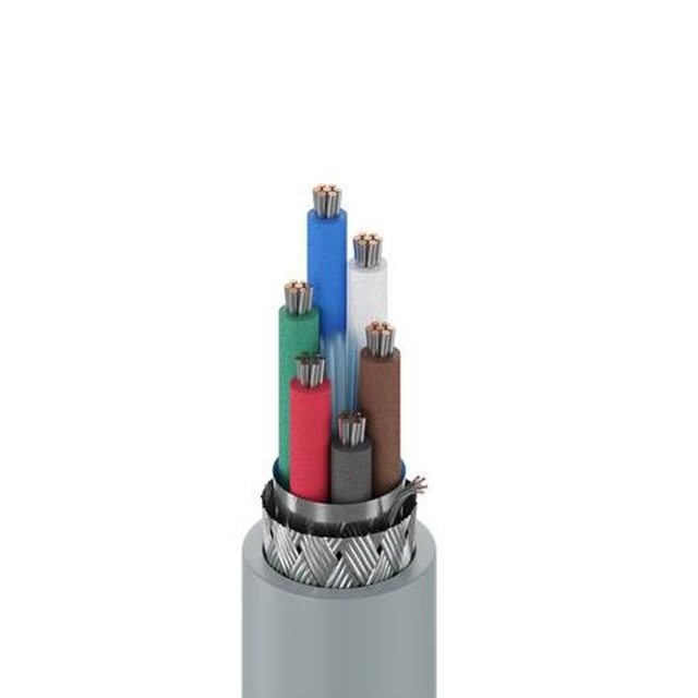CABLE 6CON 24AWG CHROM SHLD