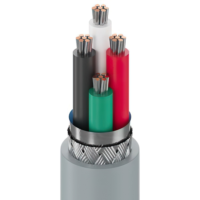 CABLE 4COND 22AWG CHRM SHD