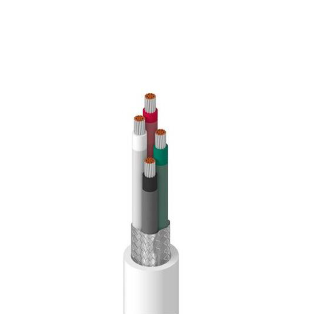 CABLE 4COND 20AWG WHT SHLD