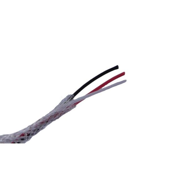 3X AWG26 TWIST WIRE W/BRAID +200
