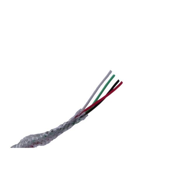 4X AWG26 TWIST WIRE W/BRAID +200