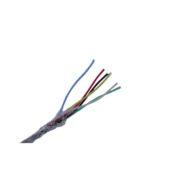 6X AWG28 TWIST WIRE W/BRAID +200