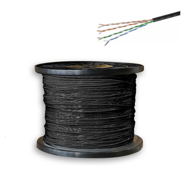 CAT6E 23G FTP CMX OUTDR SLD 1K'