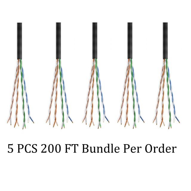 CAT6E 23G FTP CMX OUTDR SLD 200'