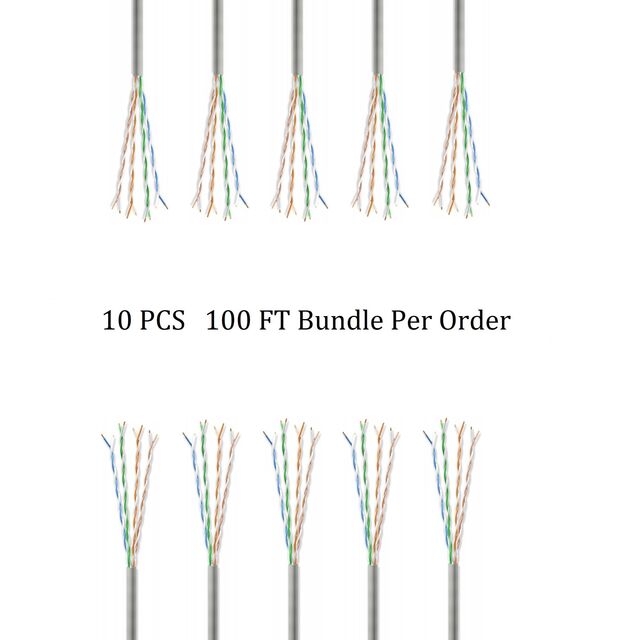 CAT6A SLIM 28G UTP CM STRD 100FT