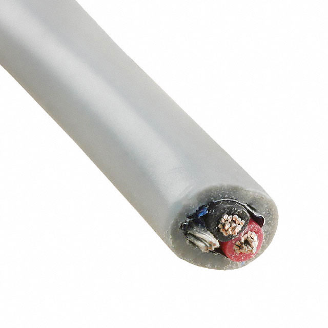 CABLE 2COND 18AWG GRAY SHLD 50'