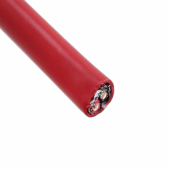 CABLE 2COND 16AWG RED SHLD 50'