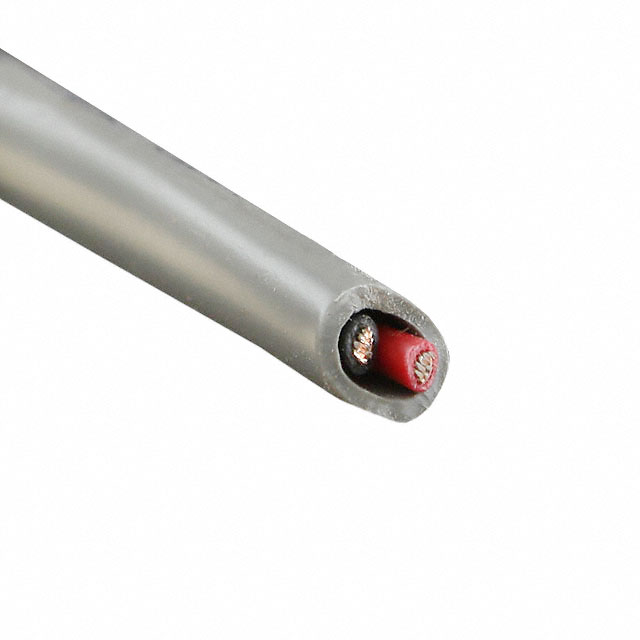 CABLE 2COND 24AWG GRAY SHLD