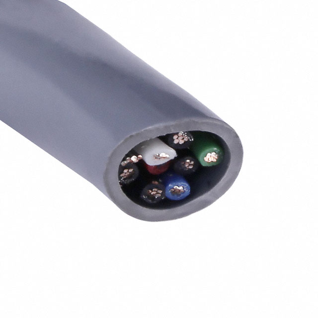 MULTI-PAIR 8COND 22AWG GRAY 500'